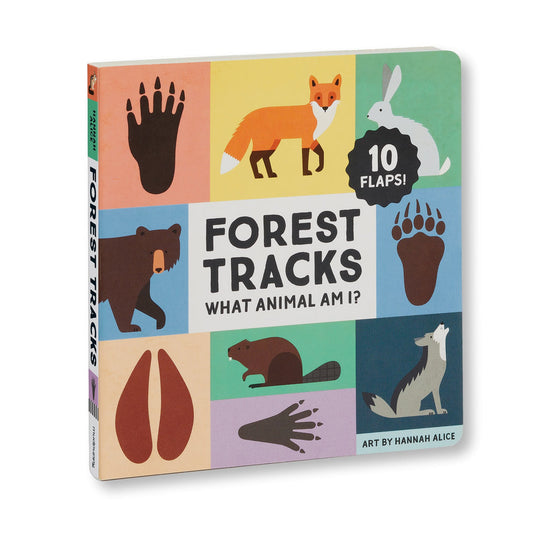 Forest Tracks: What Animal Am I? Lift-the-Flap Board Book