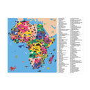 Map of Africa 70 Piece Geography Puzzle