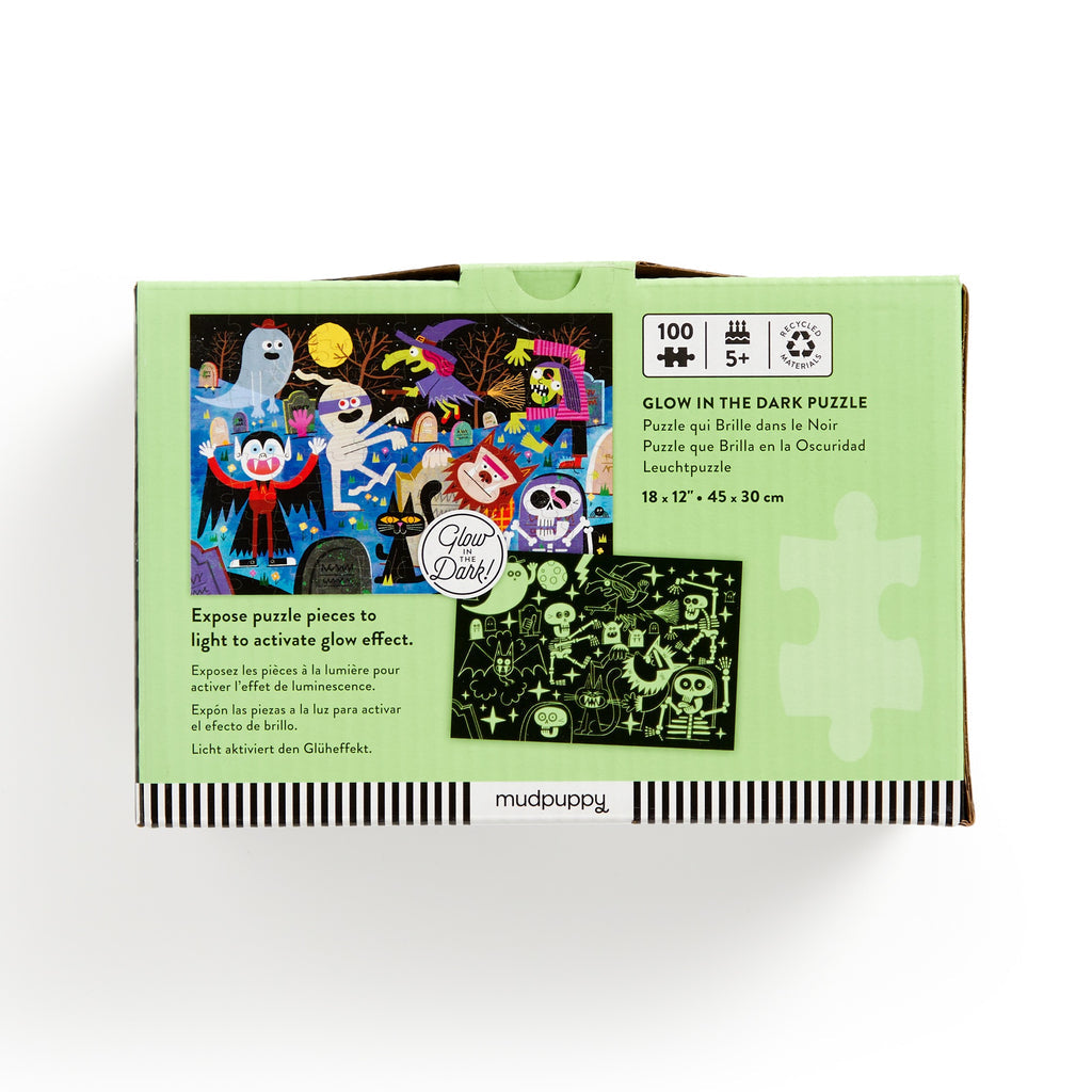 Haunted Graveyard 100 Piece Glow in the Dark Puzzle