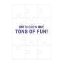 Construction Site Birthday Greeting Card Puzzle