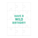 Monkey Cake Greeting Card Puzzle