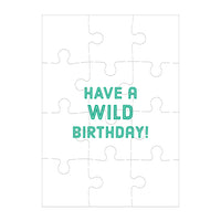 Monkey Cake Greeting Card Puzzle
