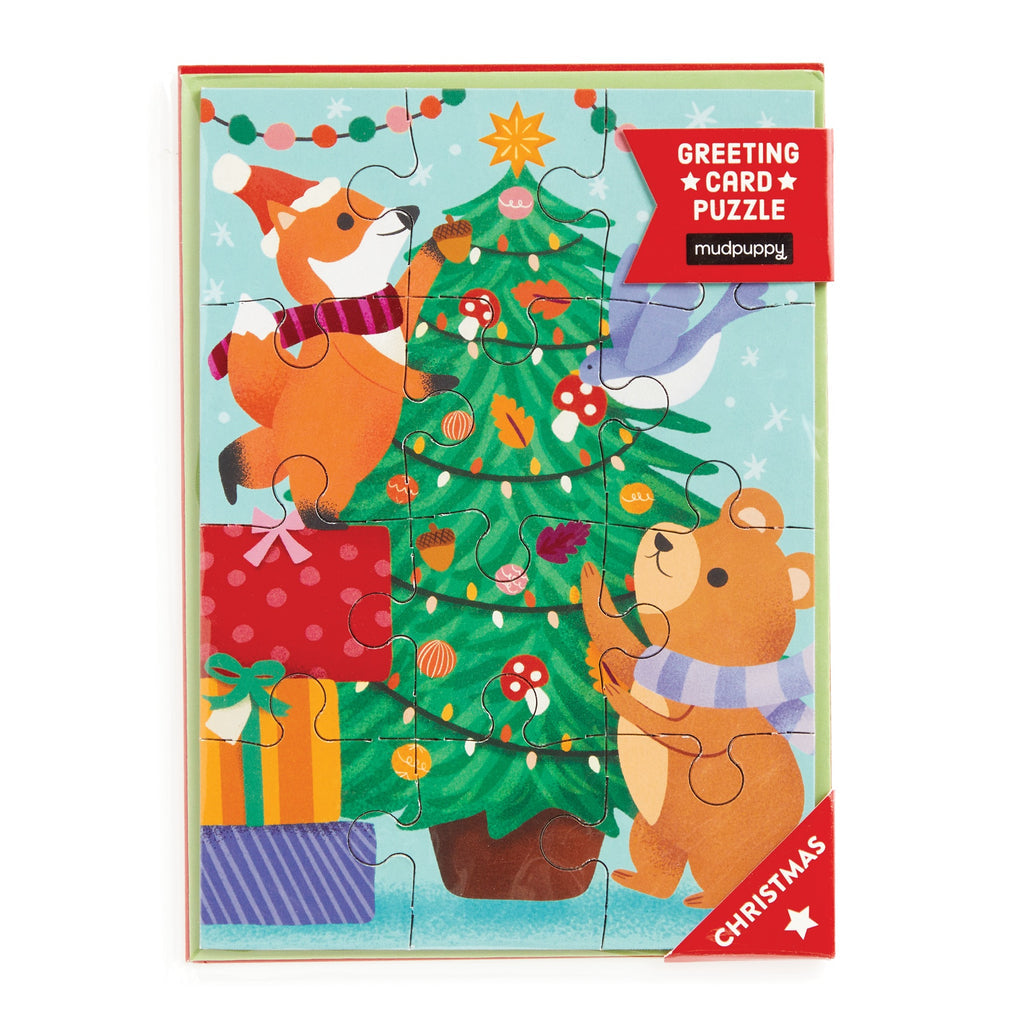 Christmas Critters Greeting Card Puzzle