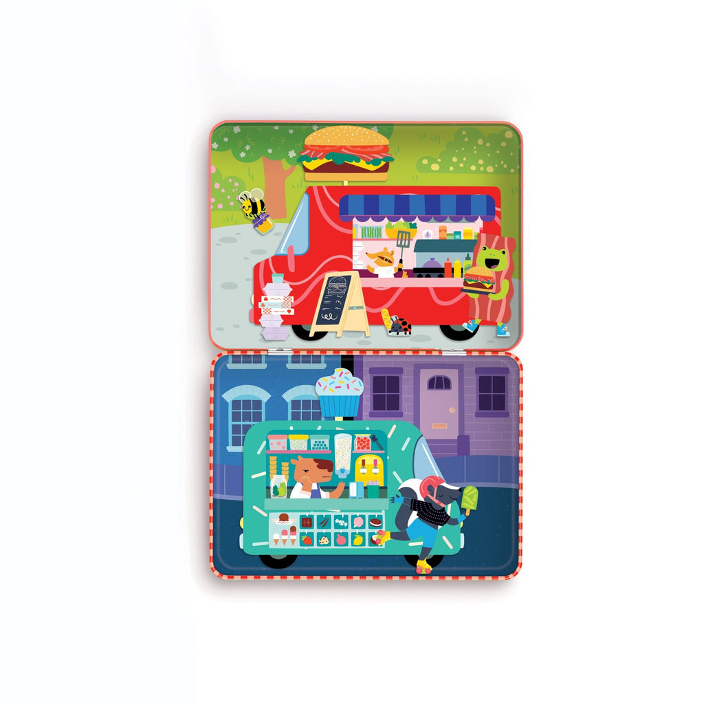 Food Truck Festival Magnetic Play Set
