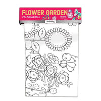 Flower Garden Mini Coloring Roll