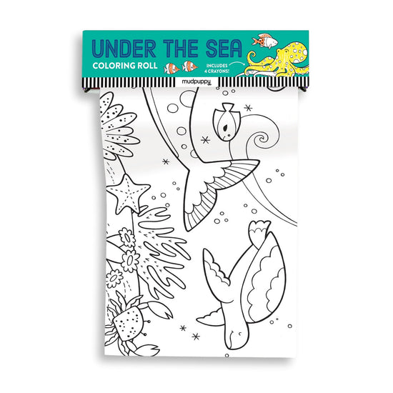 Under The Sea Mini Coloring Roll