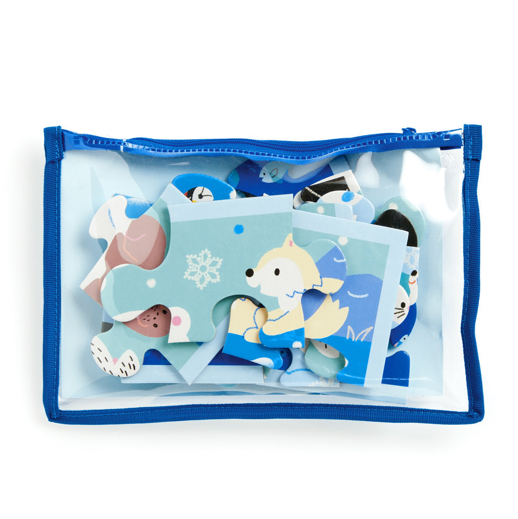 Arctic Friends 12-Piece Pouch Puzzle