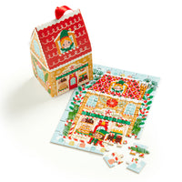 Santa's Bakery 48 Piece Mini Puzzle Ornament