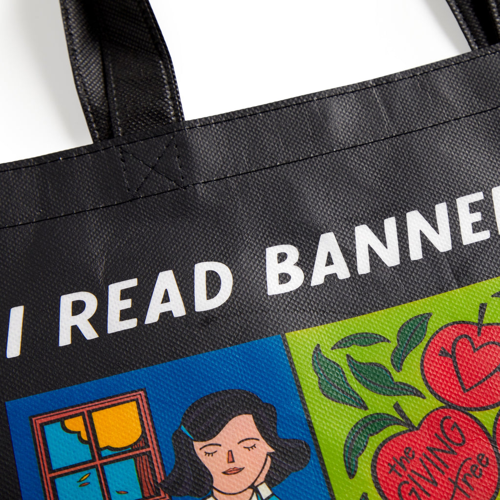 I Read Banned Books Reusable Shopping Bag