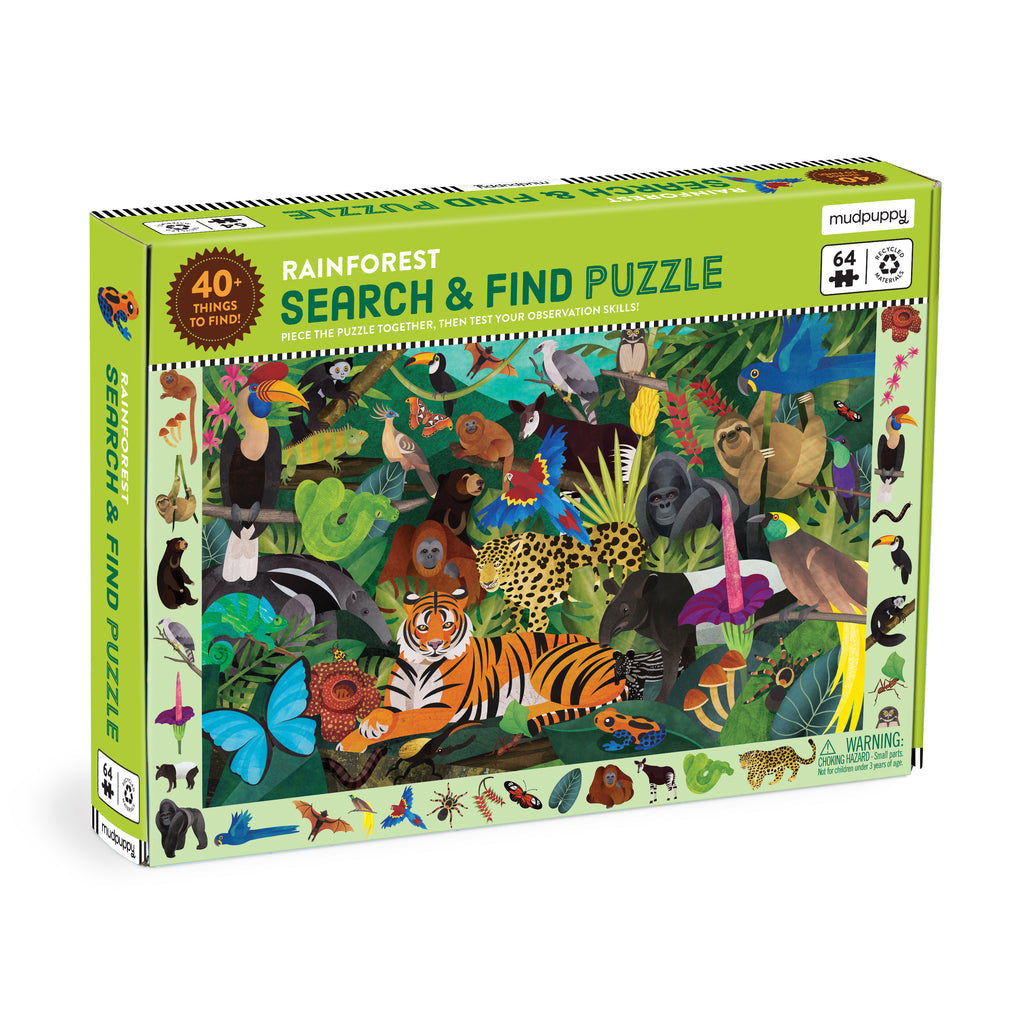 Rainforest Search & Find Puzzle