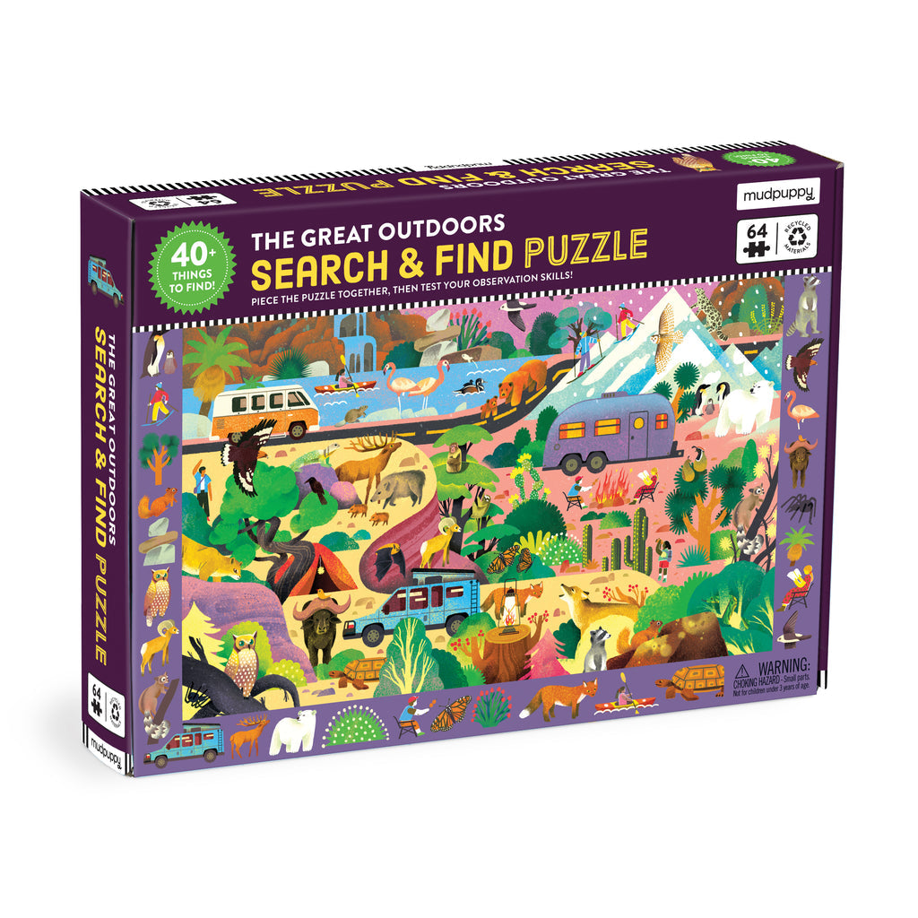 The Great Outdoors 64 Pc Search and Find Puzzle