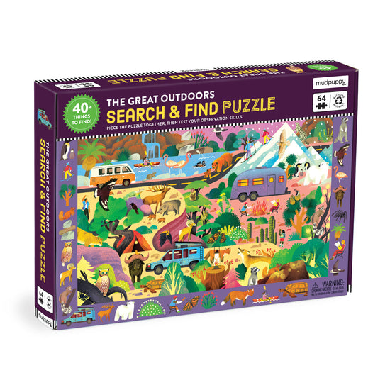 The Great Outdoors 64 Pc Search and Find Puzzle
