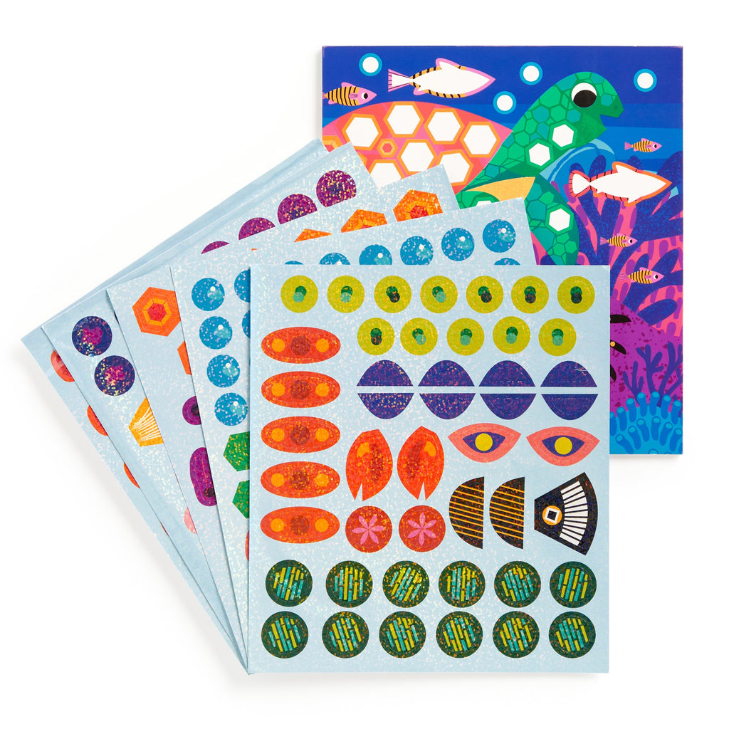 Ocean Life Sticker Sparkle Poster Activity Kit