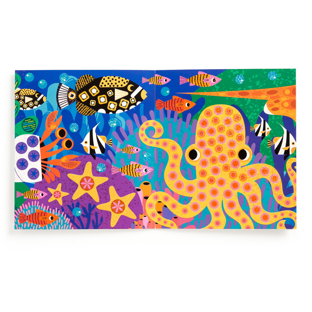 Ocean Life Sticker Sparkle Poster Activity Kit