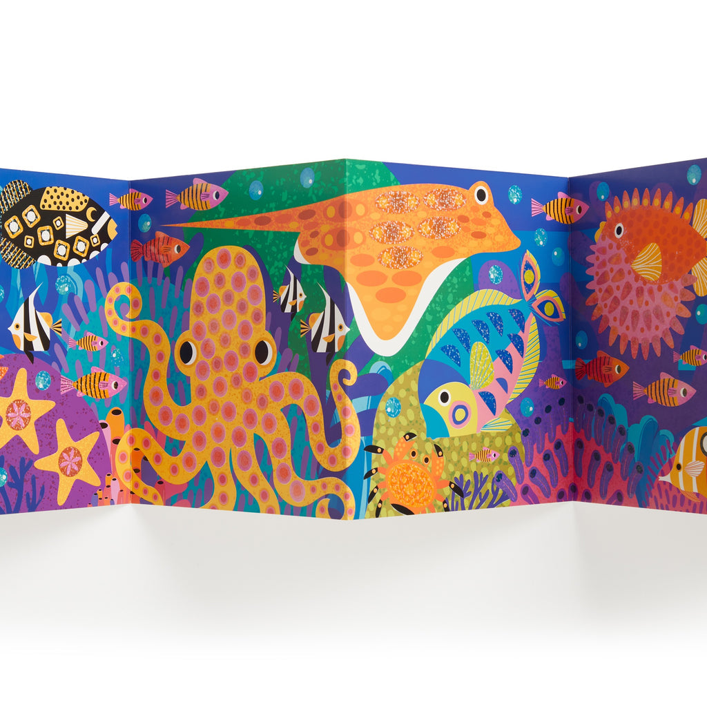 Ocean Life Sticker Sparkle Poster Activity Kit