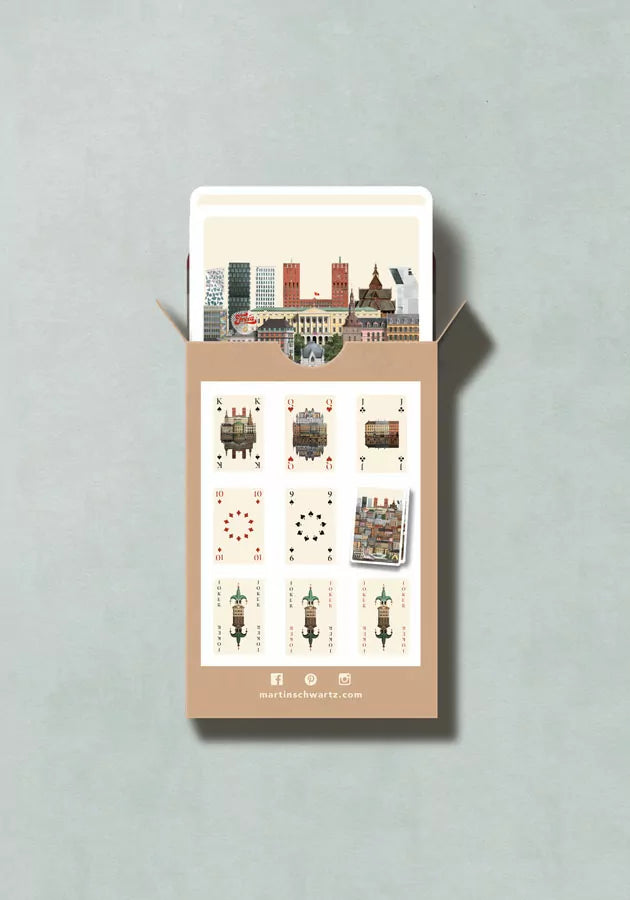 One deck of Oslo Playing Cards