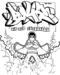 Graffiti Style Coloring Book
