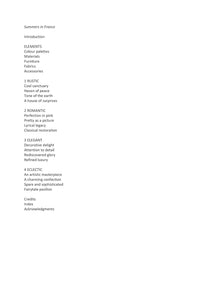 Summers in France: Beautiful & inspirational French homes