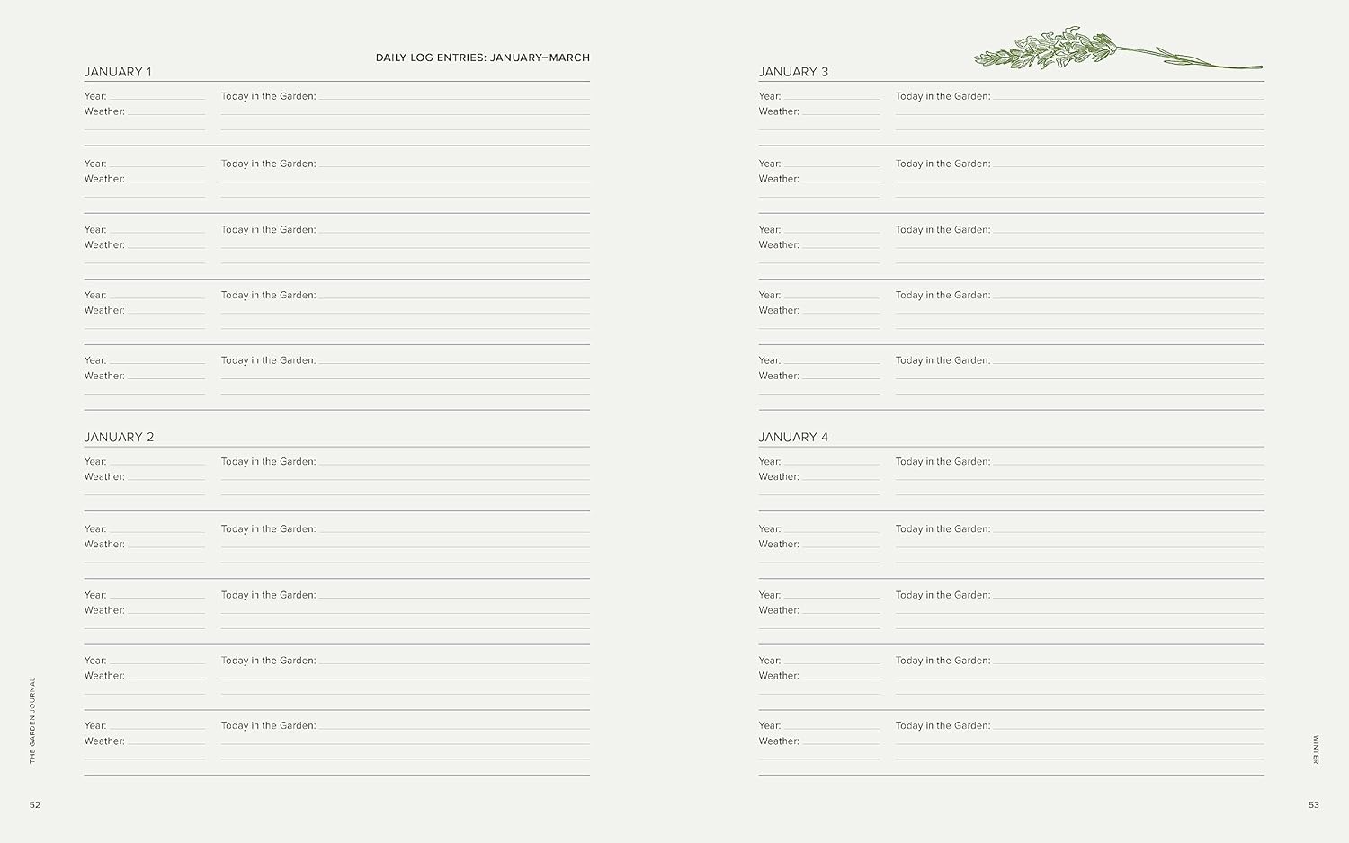 The Garden Journal: A 5-year record of your home garden
