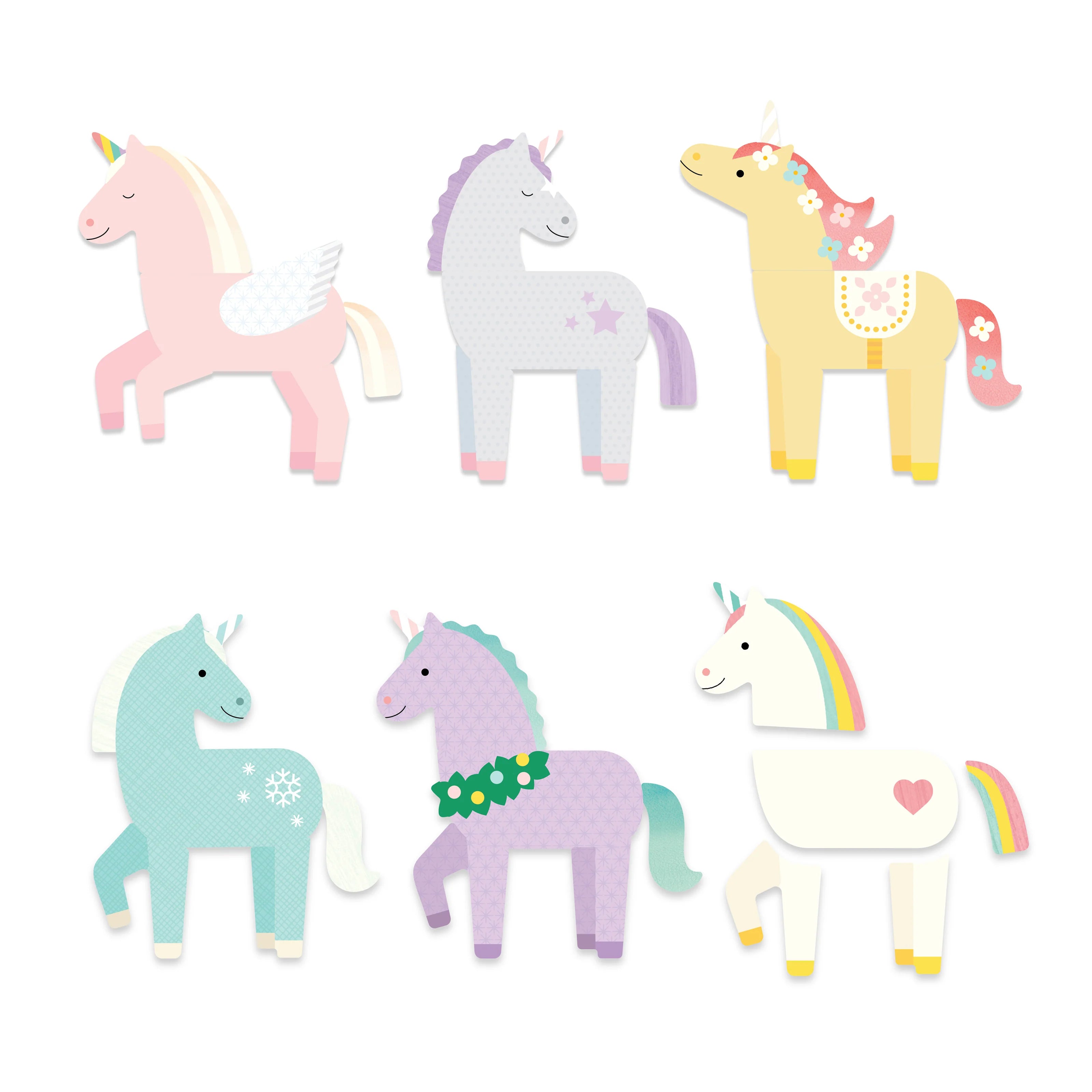 Unicorns Magnetic Play Set