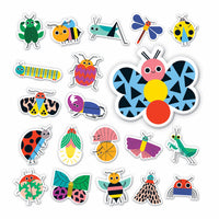 Bug Out! Stickable Foam Bath Shapes