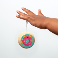 Cat Donut Wooden Yo-Yo