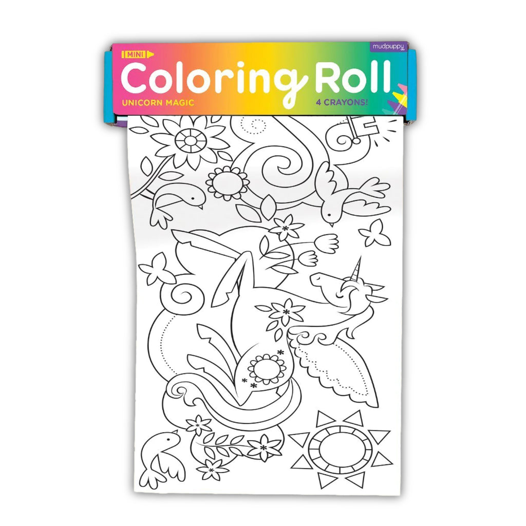 Unicorn Magic Mini Coloring Roll