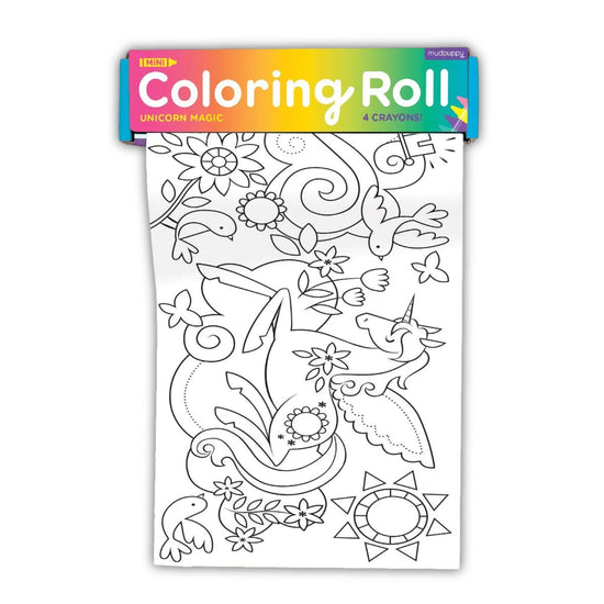 Unicorn Magic Mini Coloring Roll