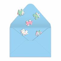 Confetti Birthday Cake Greeting Card Puzzle