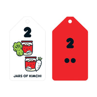 Counting at the Market Numbers Ring Flash Cards