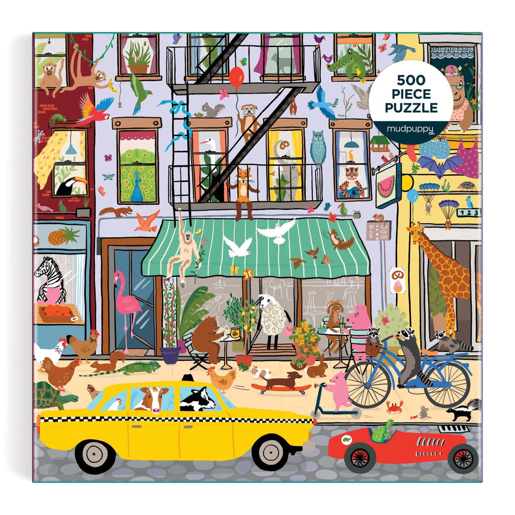Critter City 500 Piece Family Puzzle