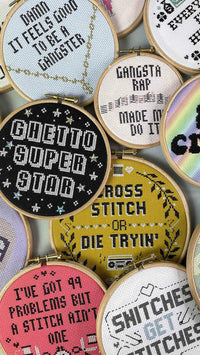 Cross Stitch Or Die Tryin': 30 Patterns for Hip Hop Lovers