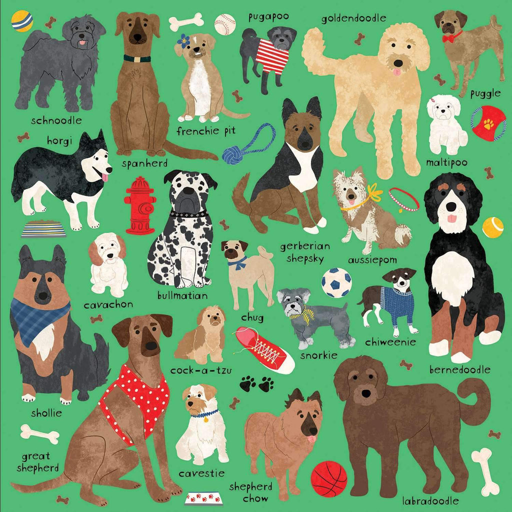 Doodle Dog And Other Mixed Breeds 500 Piece Family Puzzle