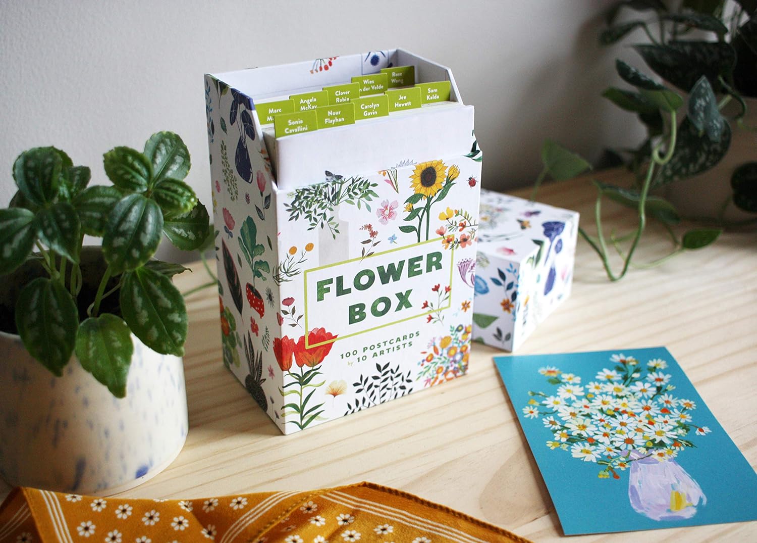 Flower Box Postcards: 100 Postcards by 10 artists