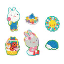 Garden Bunnies 25 Piece Floor Puzzle with Shaped Pieces
