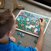 Garden Life 100 Piece Wood Puzzle + Display