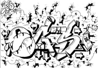 Graffiti Coloring Book Vol. 1