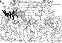 Graffiti Coloring Book Vol. 1