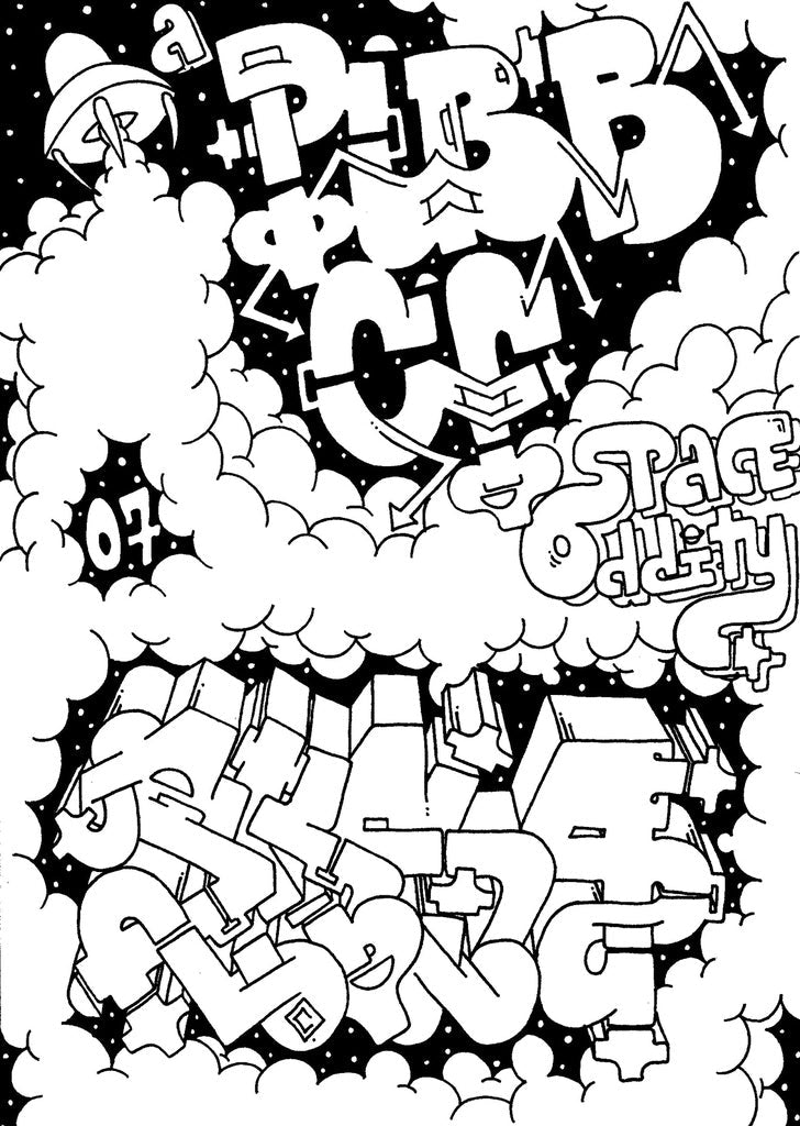 Graffiti Coloring Book Vol. 1