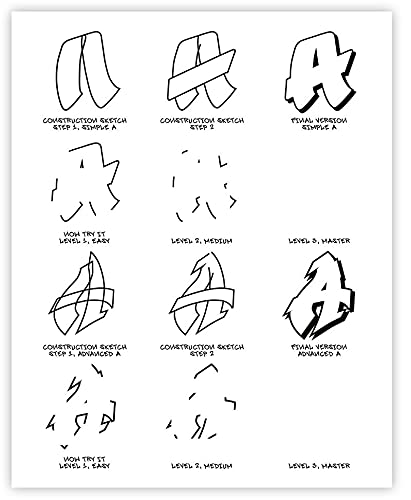 Graffiti for Beginners: An Easy Introduction to Drawing Graffiti Letters