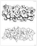 Graffiti Style Coloring Book