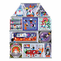 House on Mars 100 Piece House-Shaped Puzzle