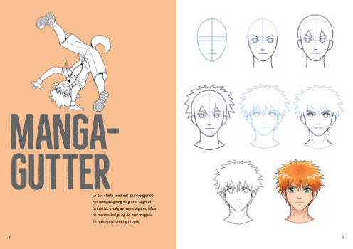 Hvordan tegne manga steg for steg
