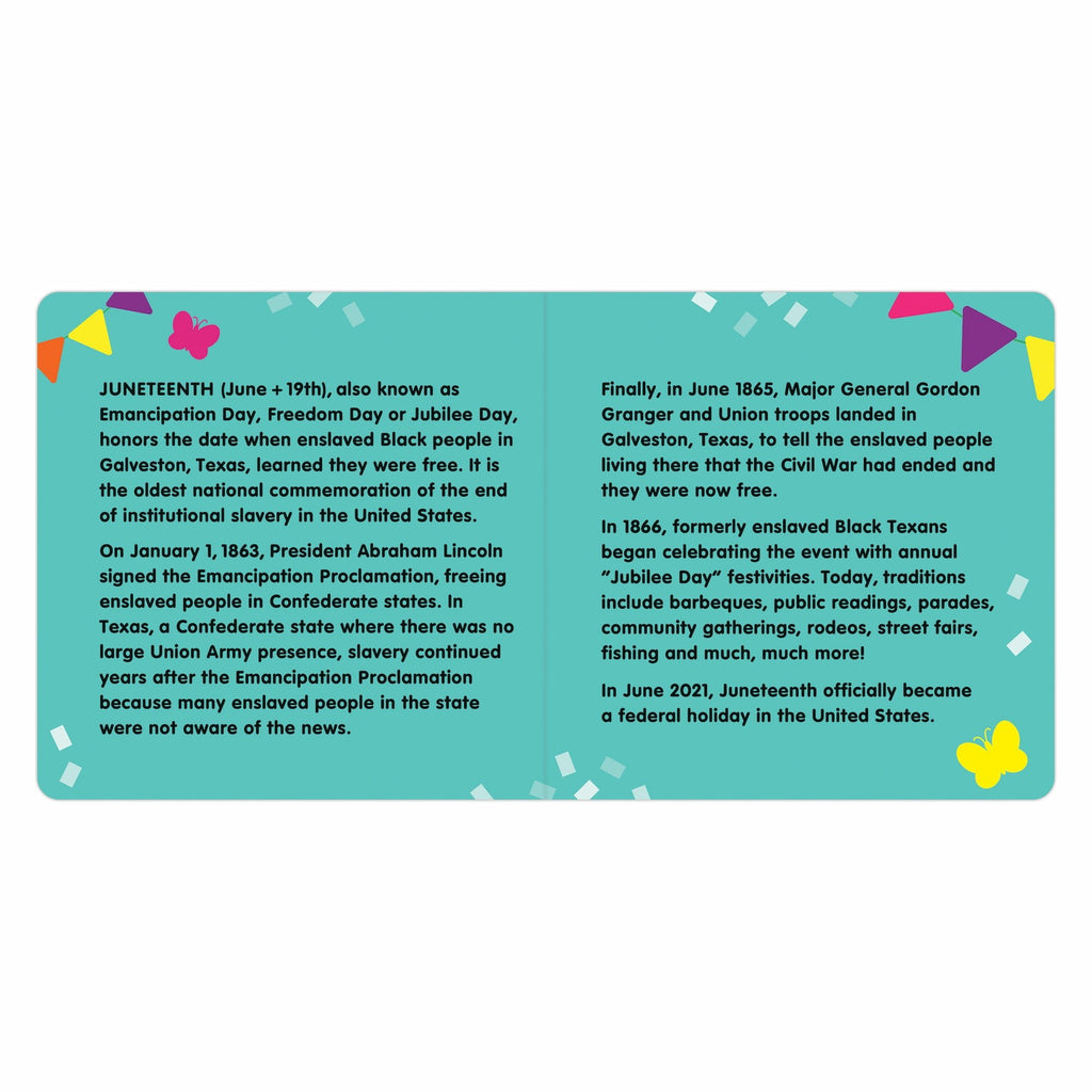 Let's Celebrate Juneteenth Board Book