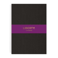 Liberty Black Tudor A5 Embossed Journal