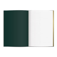 Liberty Dark Green Tudor A5 Embossed Journal