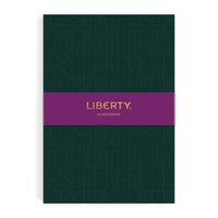Liberty Dark Green Tudor A5 Embossed Journal