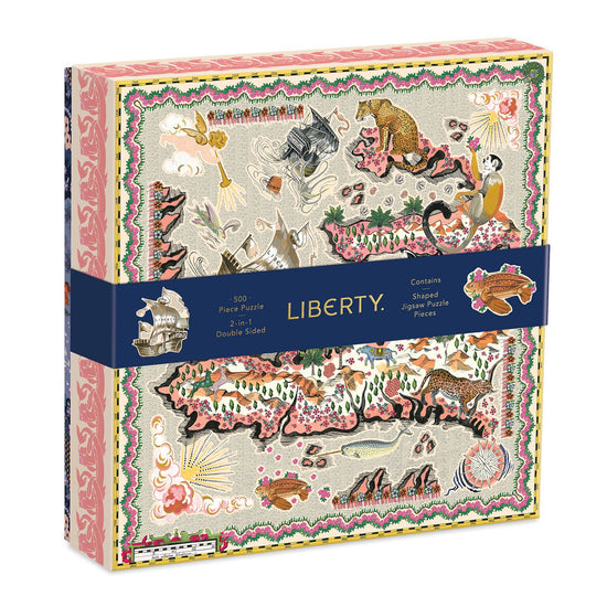 Liberty London Maxine Double-Sided 500 Piece Jigsaw Puzzle