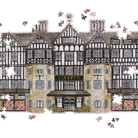 Liberty London Tudor Building 750 Piece Shaped Jigsaw Puzzle