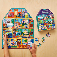 My House, My Home 100 Piece House-Shaped Puzzle
